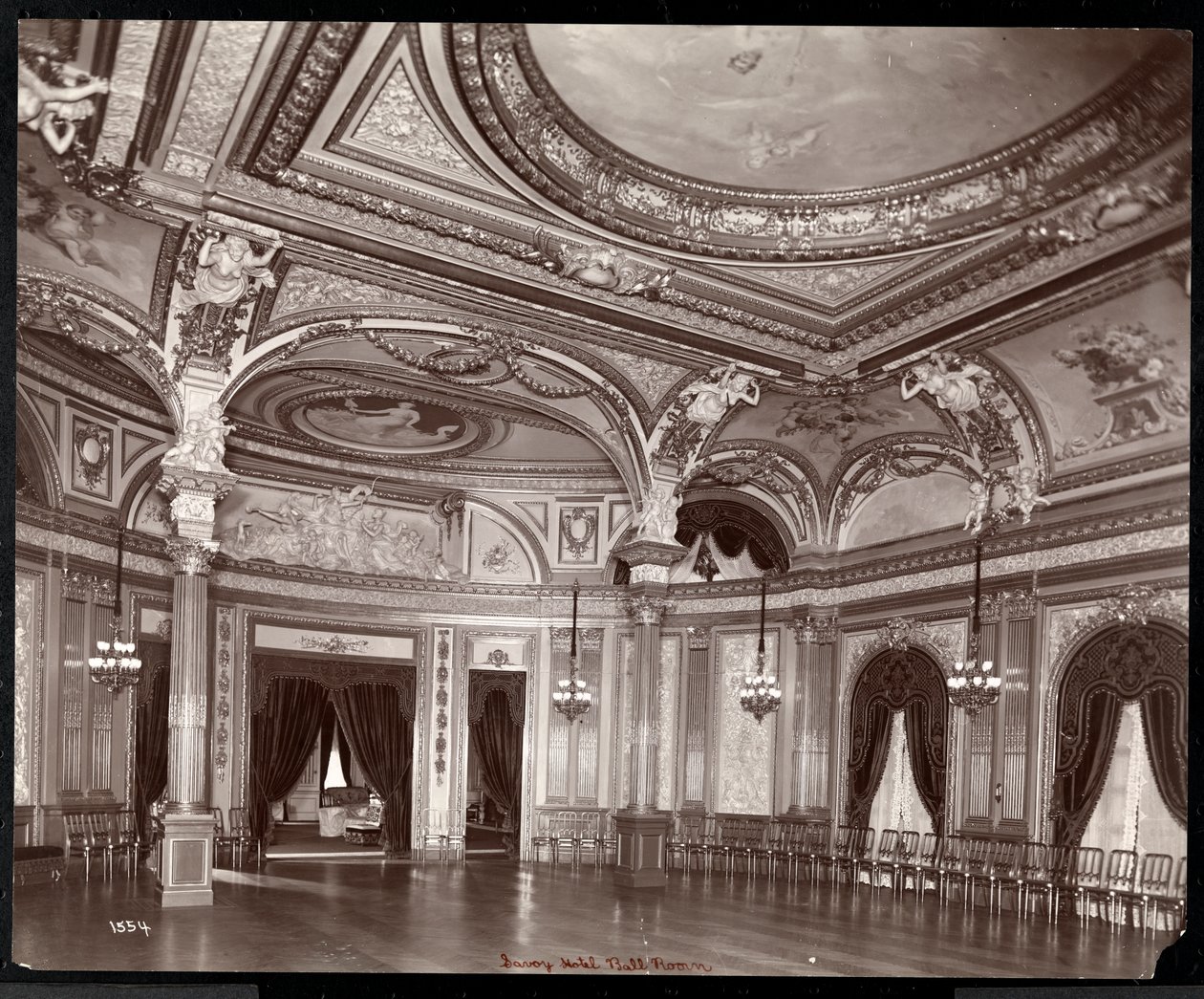 The ballroom at the Hotel Savoy by Byron Company