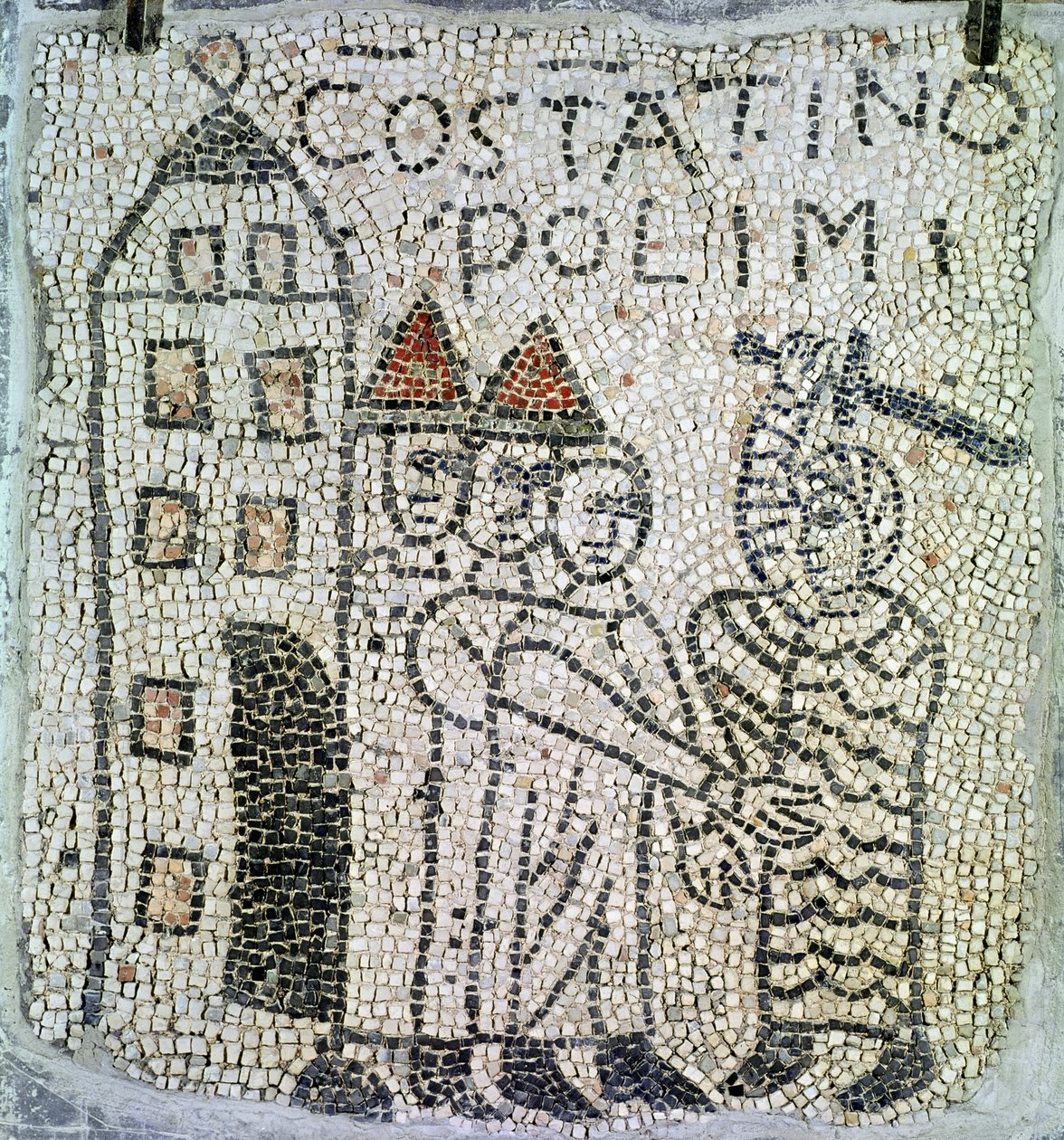 Pavement of St. John the Evangelist (detail) by Byzantine