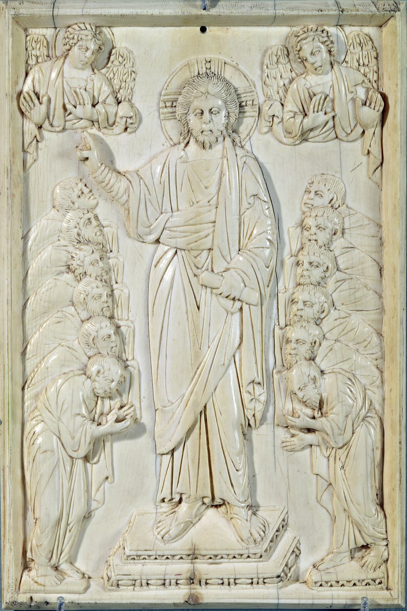 Plaque depicting Christ blessing the Apostles, Constantinople by Byzantine