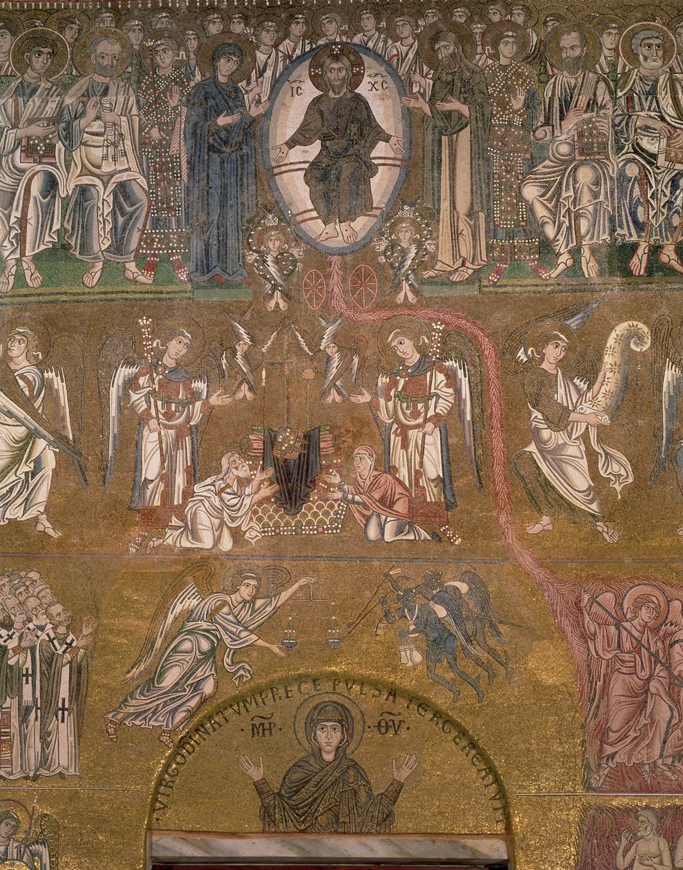 The Last Judgement (detail) by Byzantine