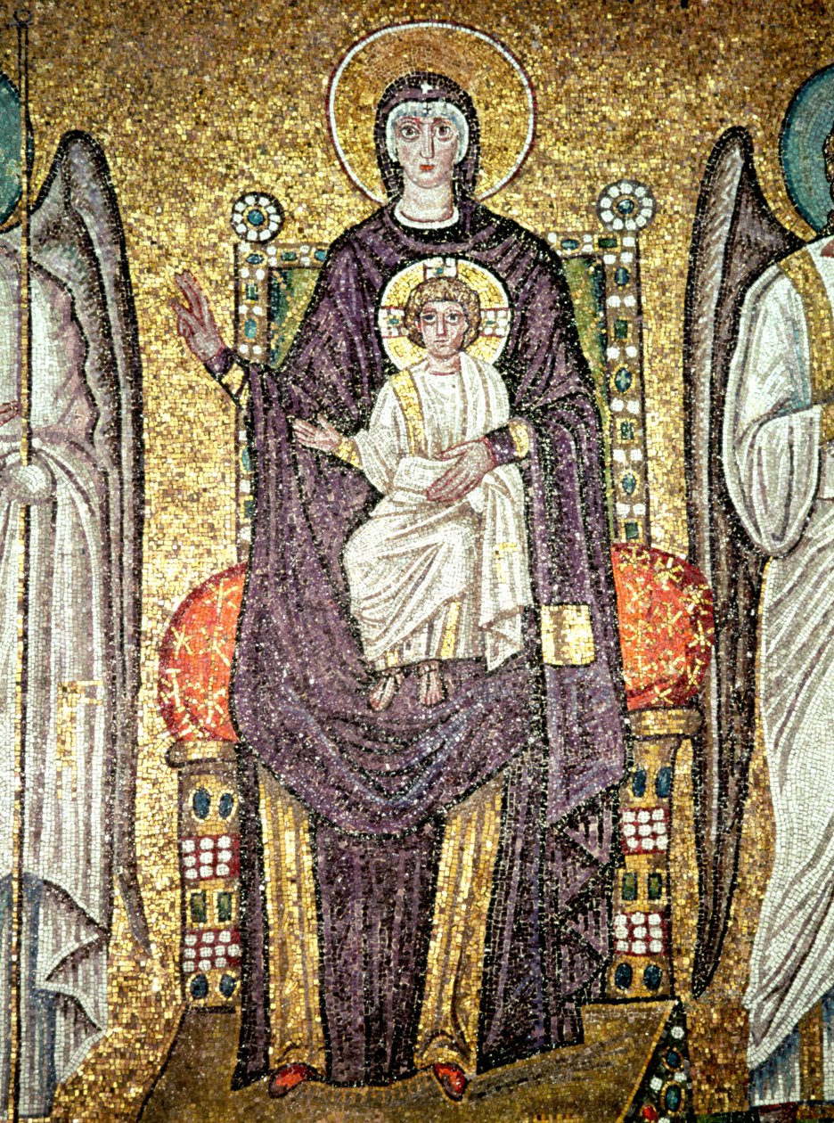 Virgin and Child, from the Procession of the Martyrs in the Nave by Byzantine School
