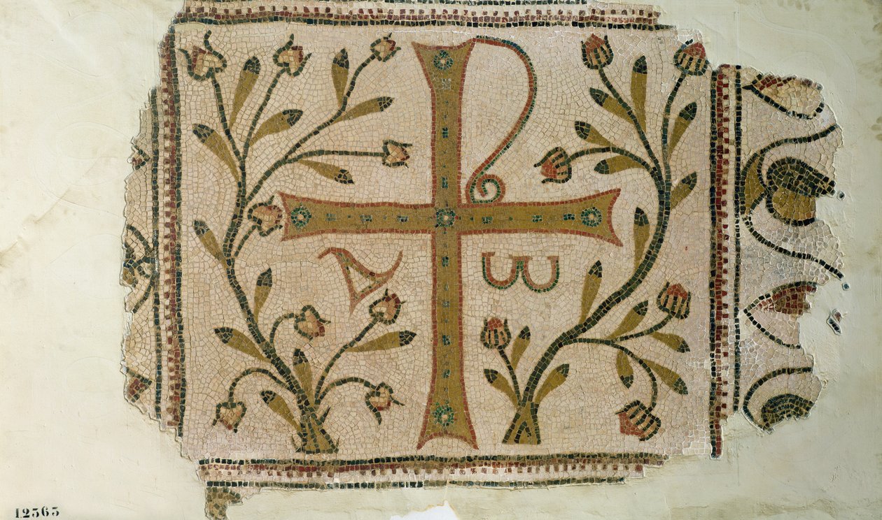Cross of Sbeitla, from the Basilica of Henchir Ali Ben Rzal, Tunisia by Byzantine