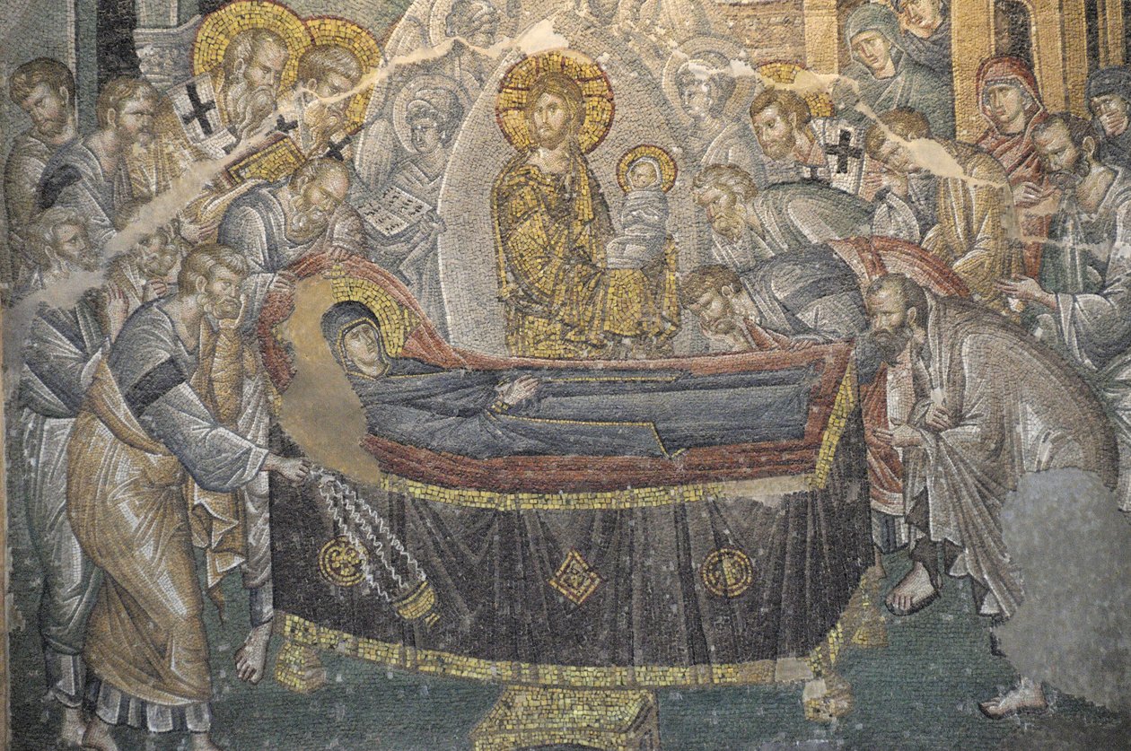 Fresco Saint Saviour in Chora church, Istanbul, Turkey by Byzantine