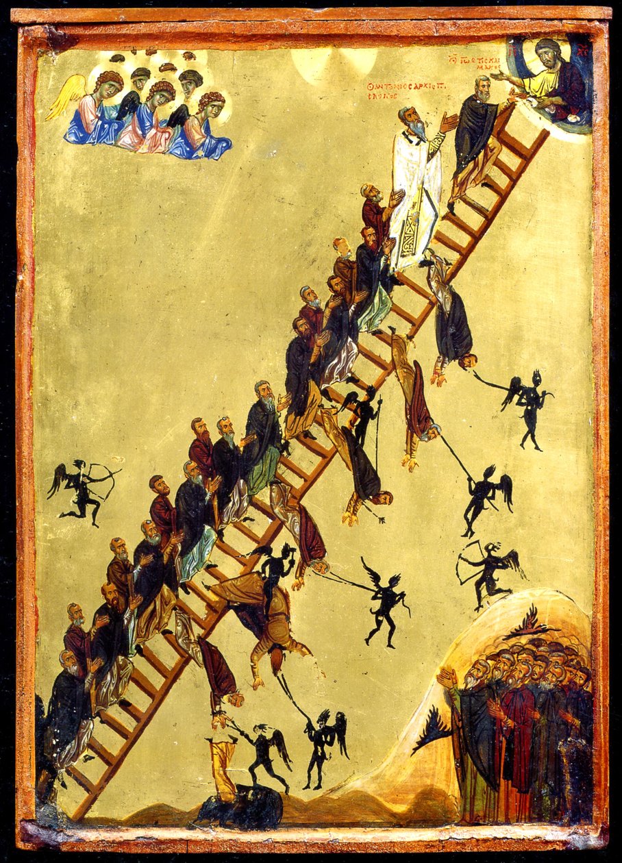 The Heavenly Ladder Of Saint John Of Climacus By Byzantine