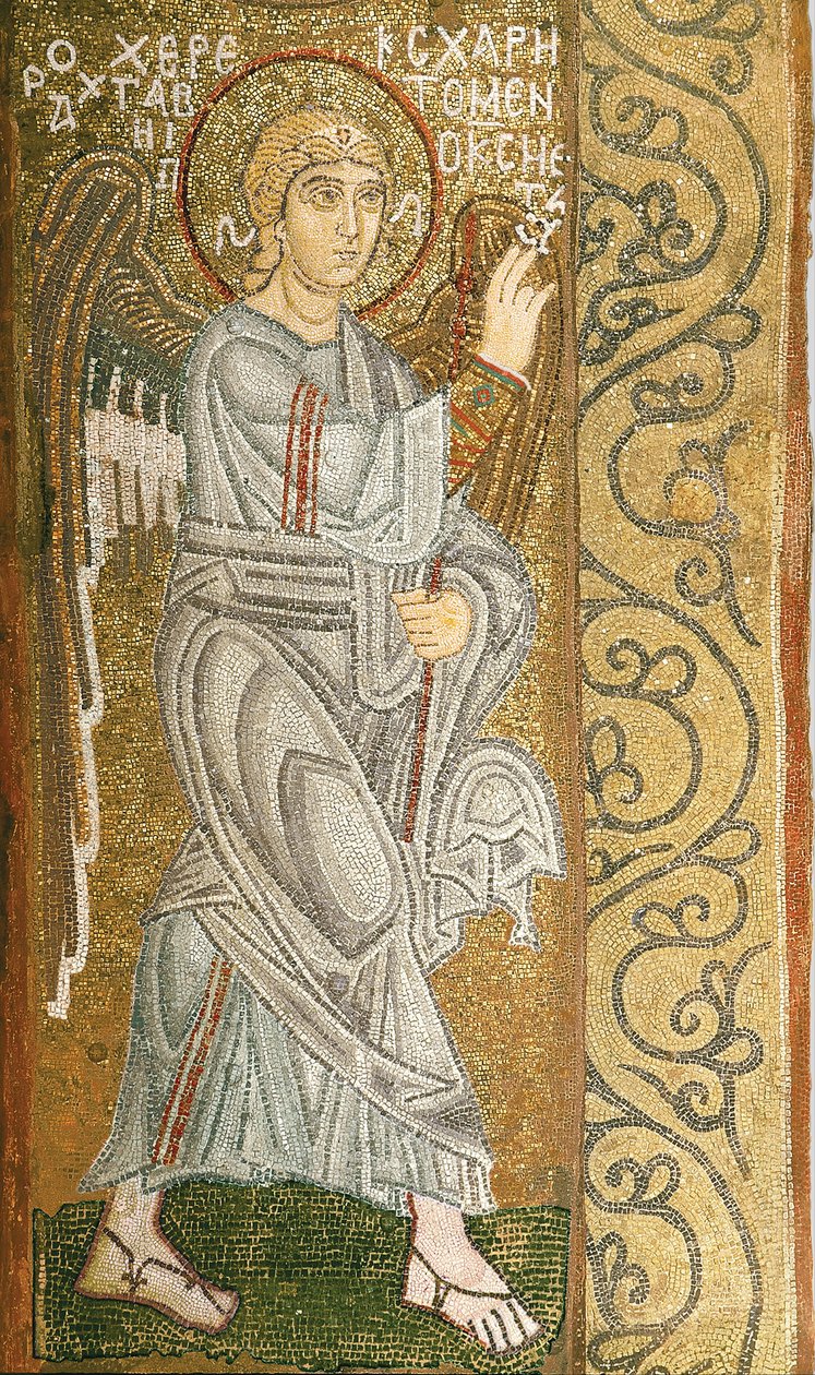 The Annunciation by Byzantine Byzantine