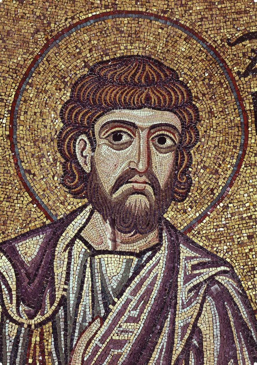 The Prophet Zechariah (detail) by Byzantine Byzantine