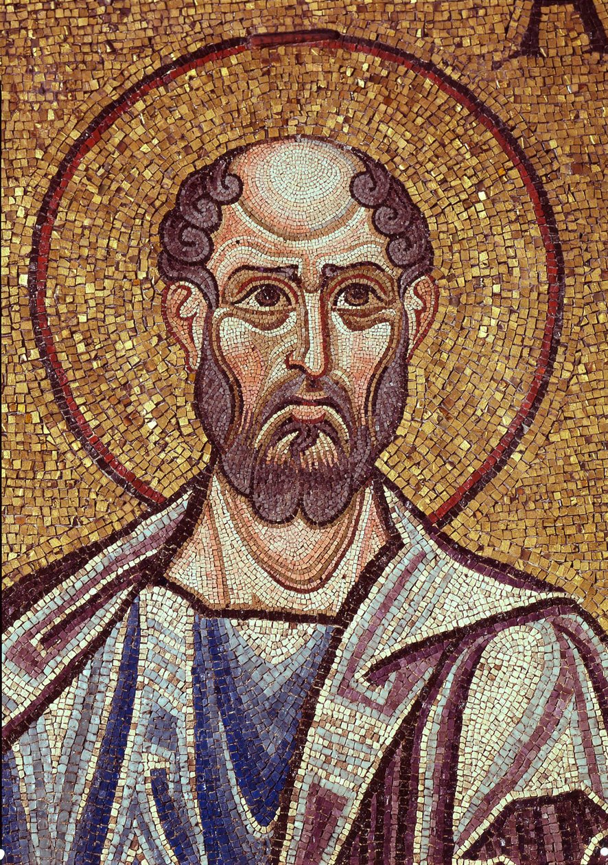 The Prophet Obadiah (detail) by Byzantine School