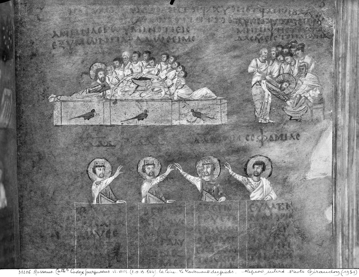The Last Supper, Jesus washing the disciples