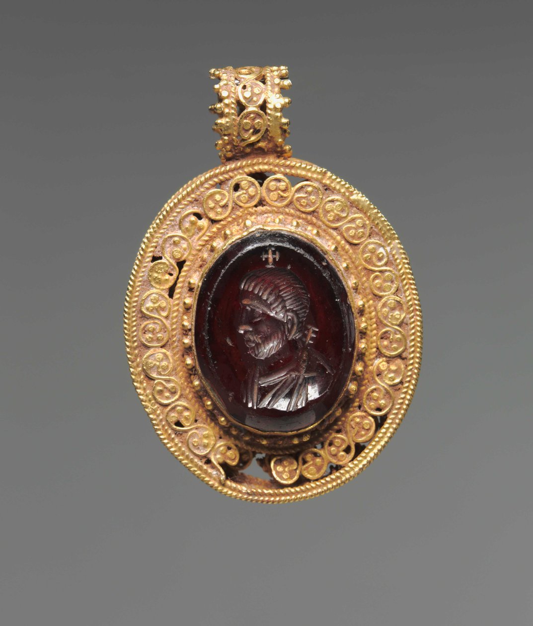 Pendant with Portrait Intaglio, 500s by Byzantine School