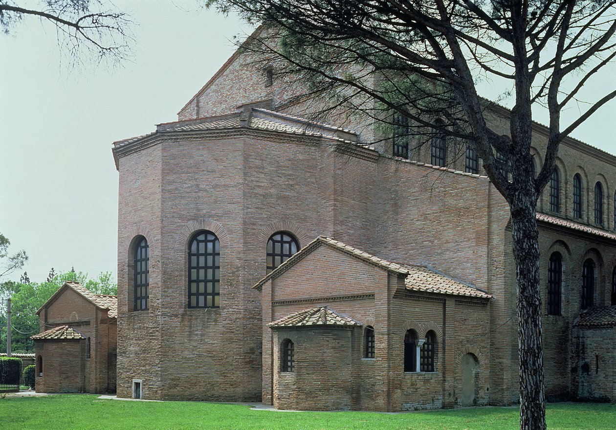 Rear Facade of the Basilica, 536 AD by Byzantine School