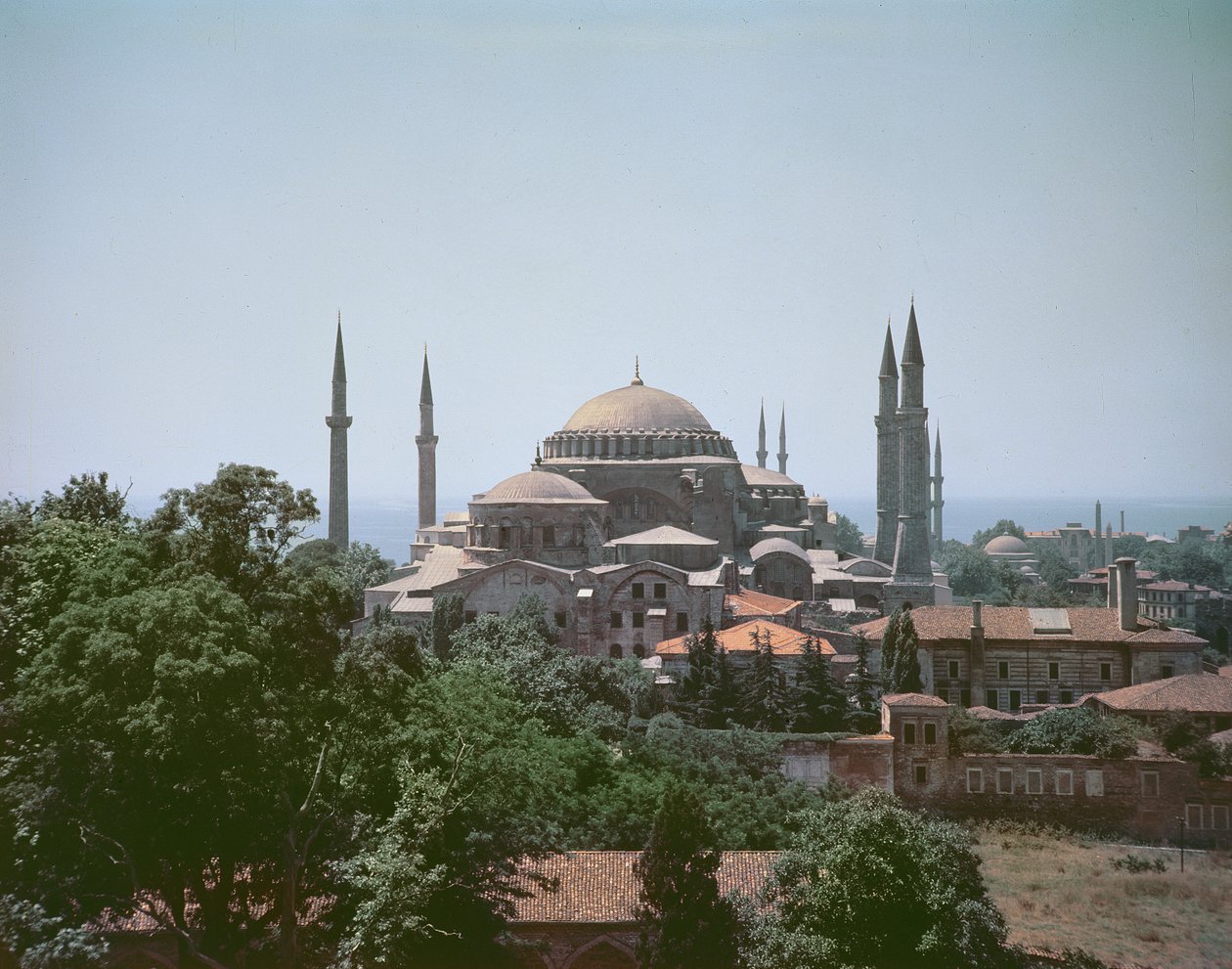 View of Haghia Sophia, Built in AD 537 by Byzantine School