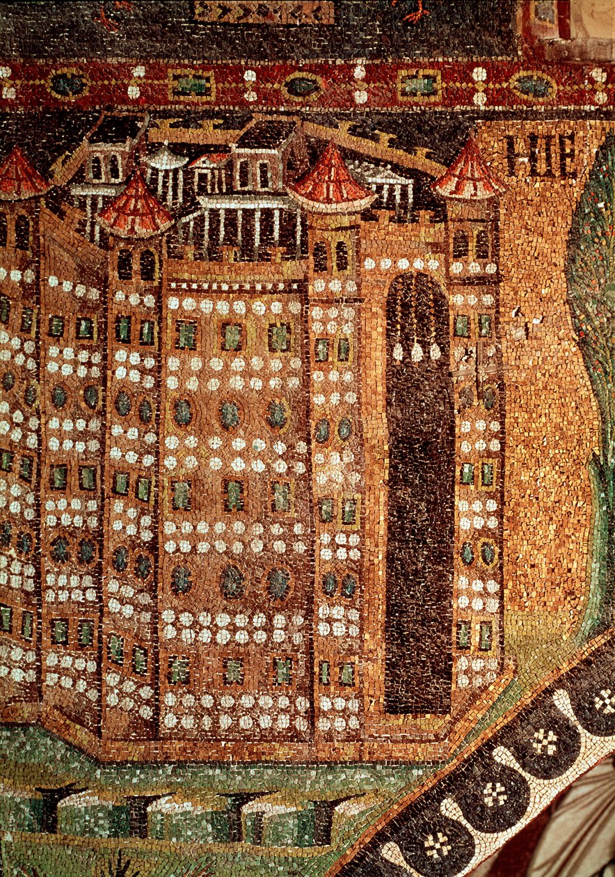 View of Jerusalem (detail) by Byzantine School
