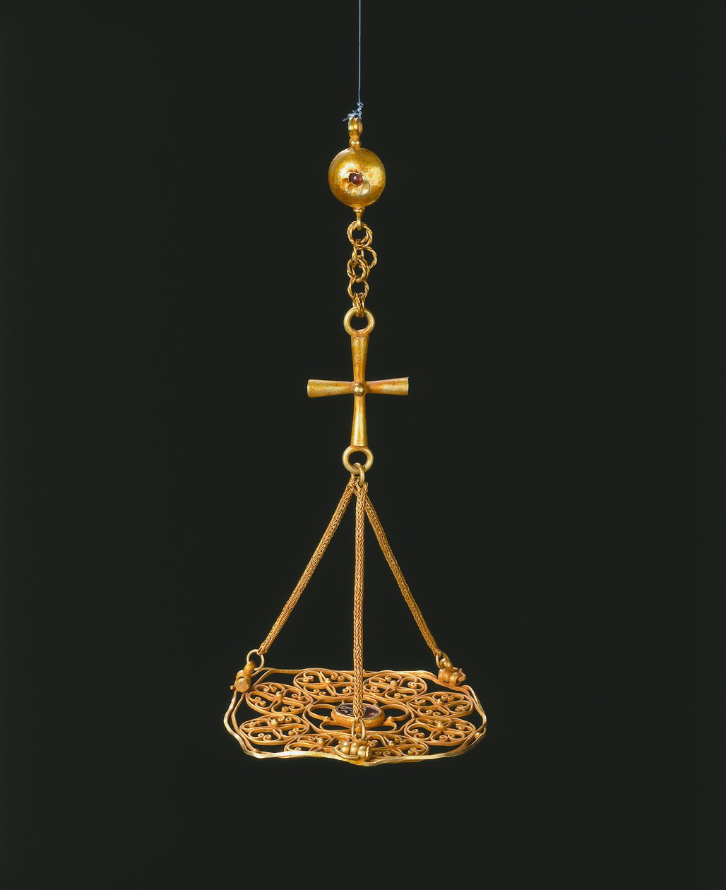 Votive Polycandelon by Byzantine School