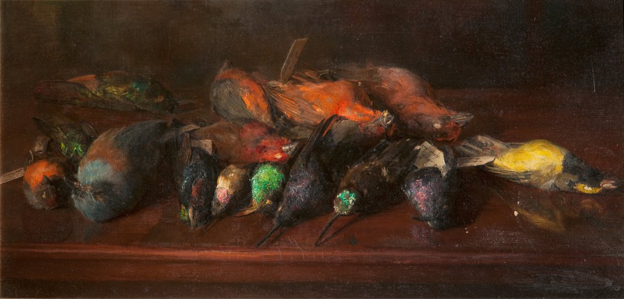 At the Taxidermist by C. M. Wood