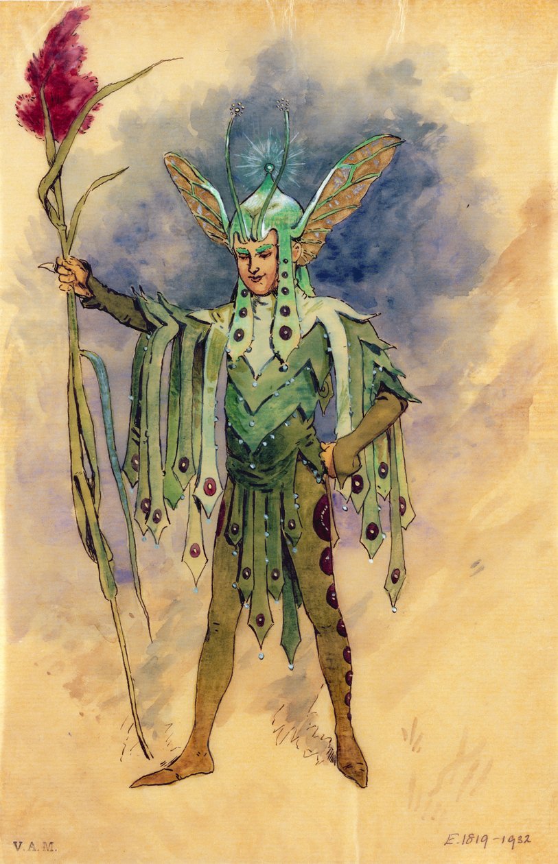 Peaseblossom, costume design for A Midsummer Night