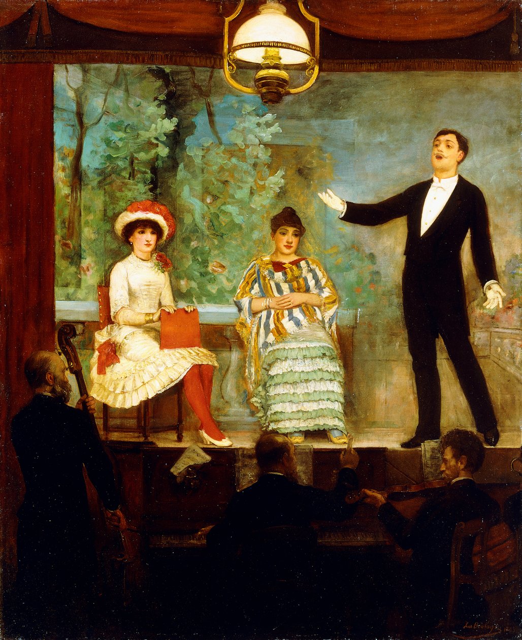 The Music Hall, 1889 by C.A. Paul de la Boulaye