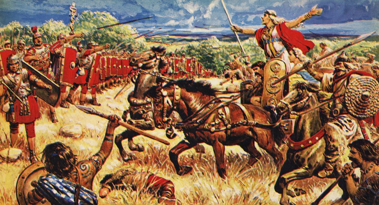Boadicea in Her Chariot by C.L. Doughty