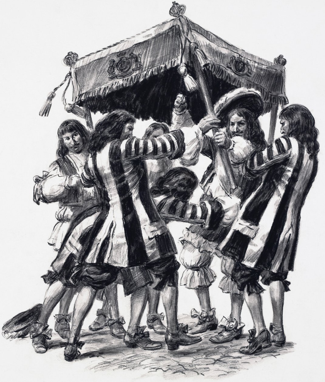 Coronation of Charles II by C.L. Doughty