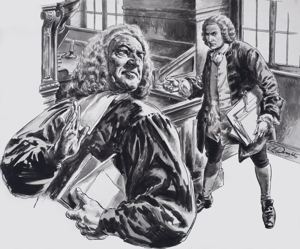 Johann Sebastian Bach by C.L. Doughty