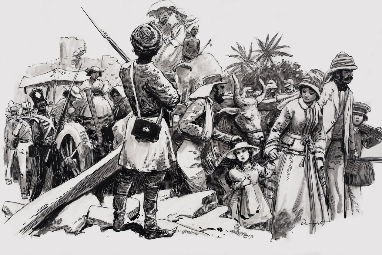 Relief of the Siege of Lucknow by C.L. Doughty