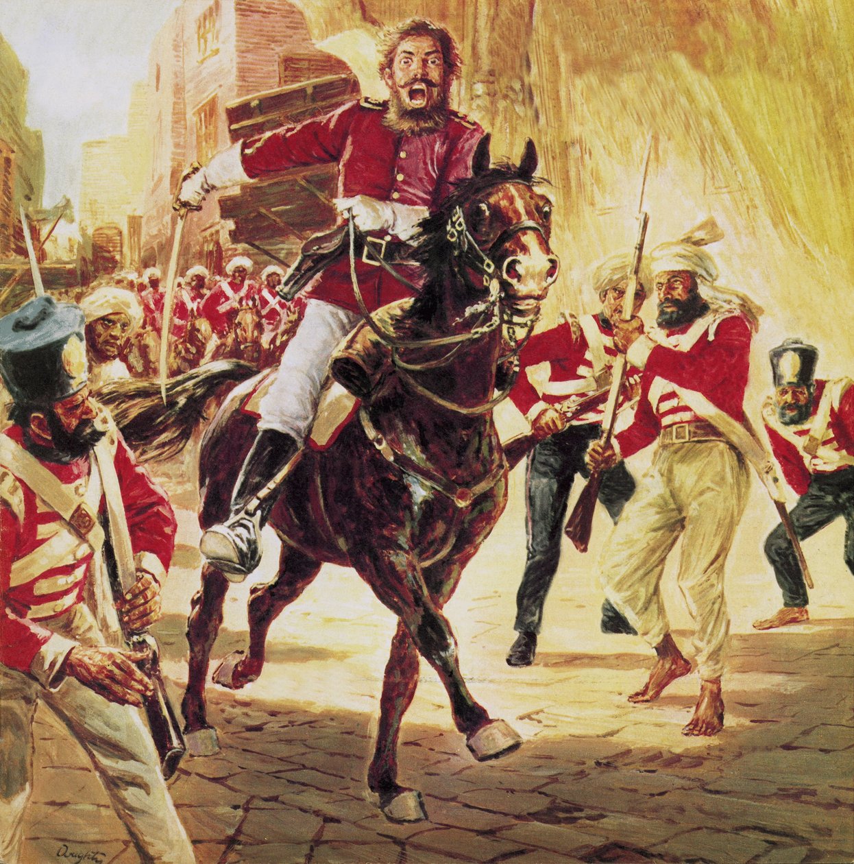 The North West Frontier: Flames Across the Frontier by C.L. Doughty