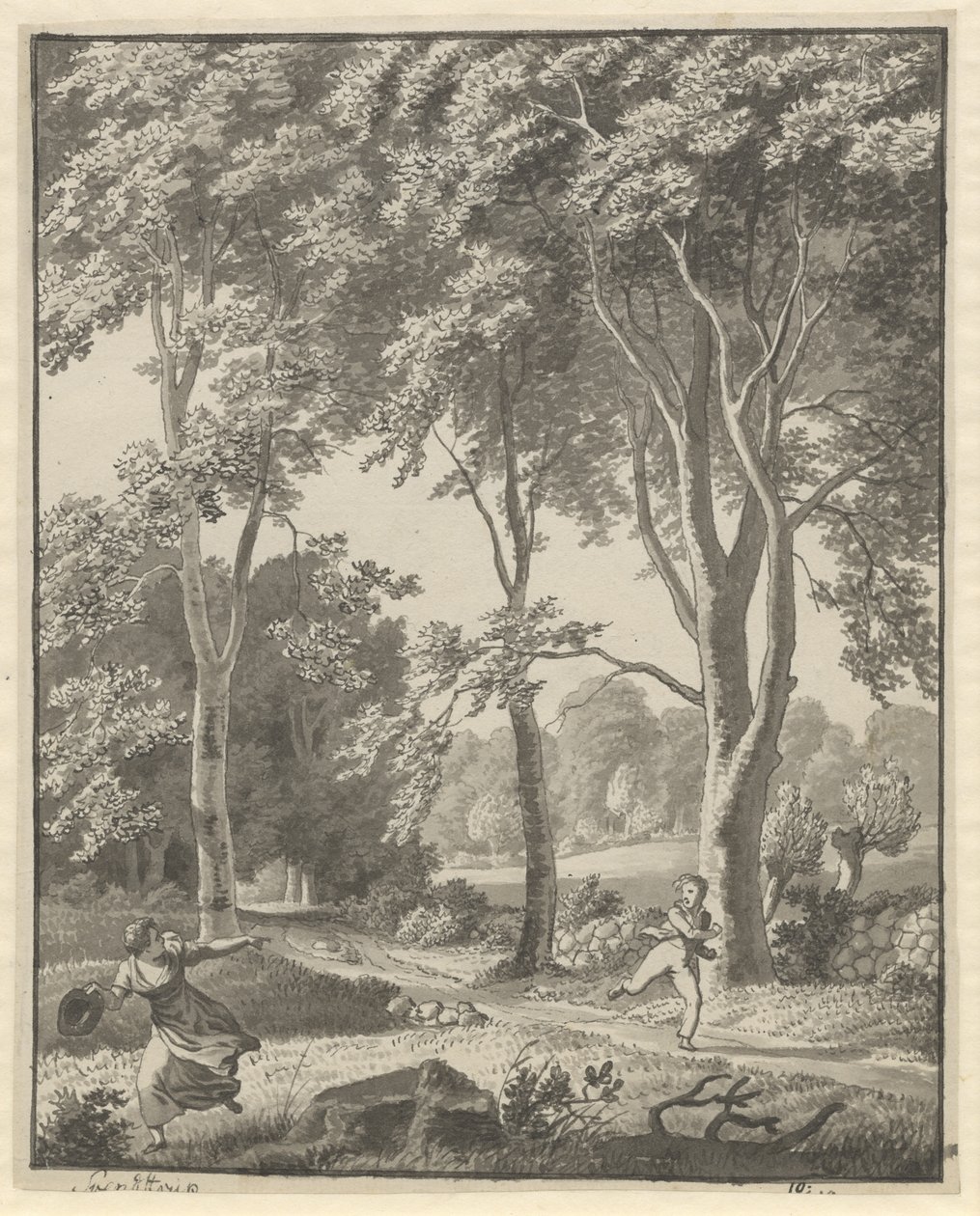 From the Woods at Svendstrup by Christoffer Wilhelm Eckersberg