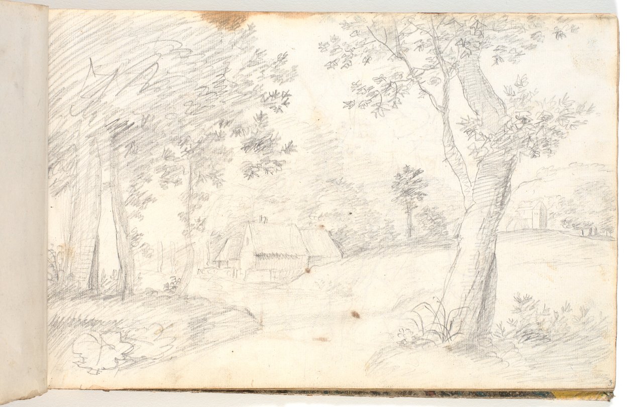 Landscape, After a Graphic Template? by Christoffer Wilhelm Eckersberg