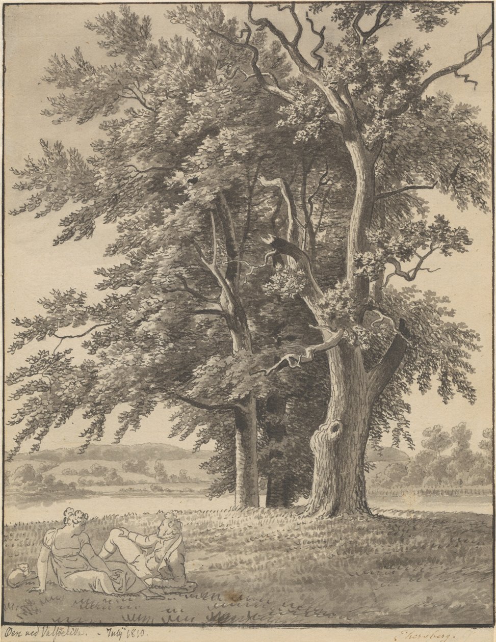 The Island at Valsølille by Christoffer Wilhelm Eckersberg
