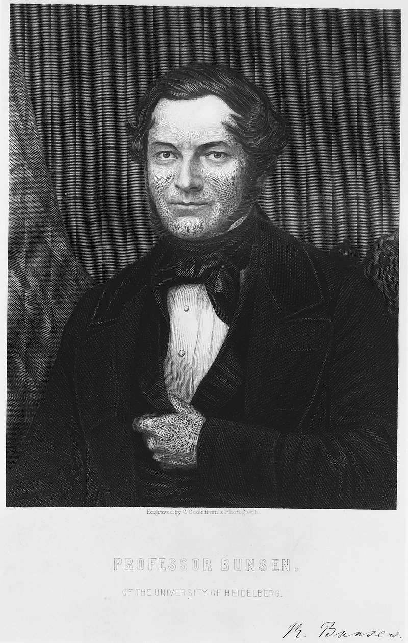 Robert Bunsen, German chemist by C. Cook