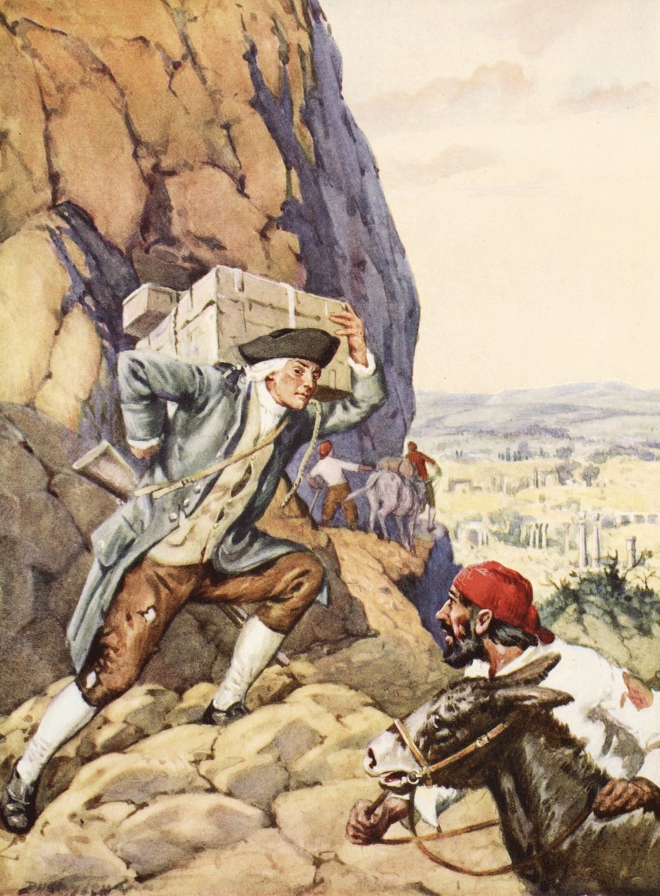 James Bruce Helps His Dumb Follower by C. Dudley Tennant