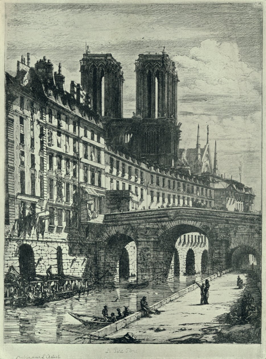 The Little Bridge by C. H. Meryon