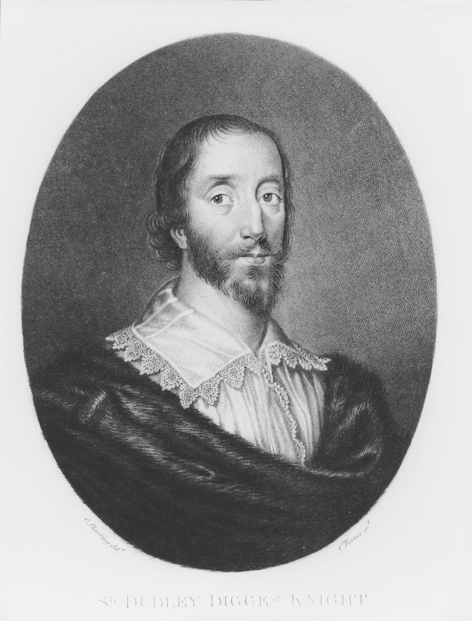 Sir Dudley Digges illustration from 'Portraits of Characters ...