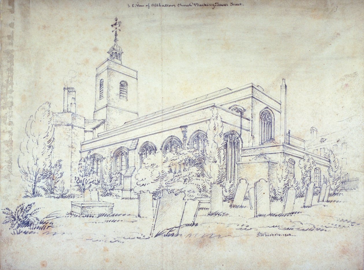 All Hallows-by-the-Tower Church, London by C John M Whichelo