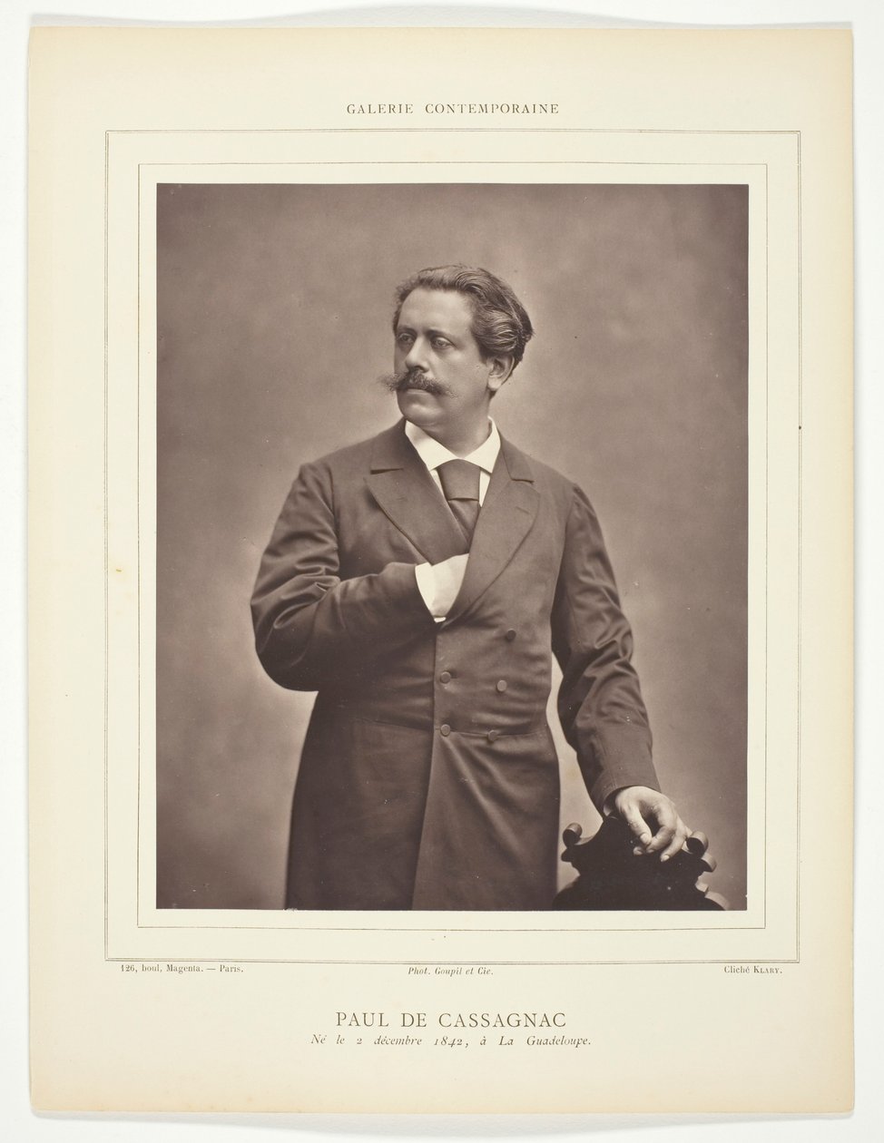 Paul de Cassagnac (French writer and political journalist, 1842-1904) by C. Klary