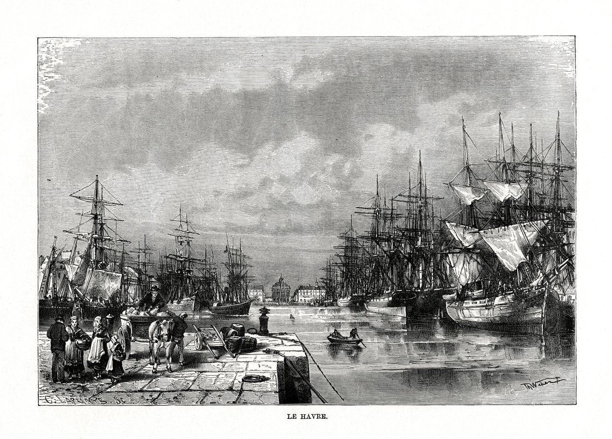Le Havre, Normandy, 1879 by C. Laplante