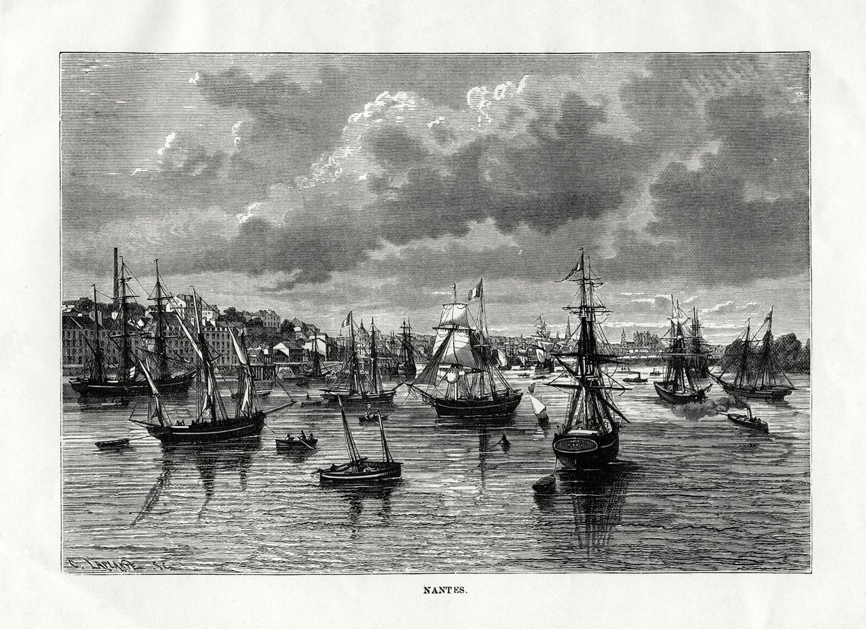 Nantes, France, 1879 by C. Laplante