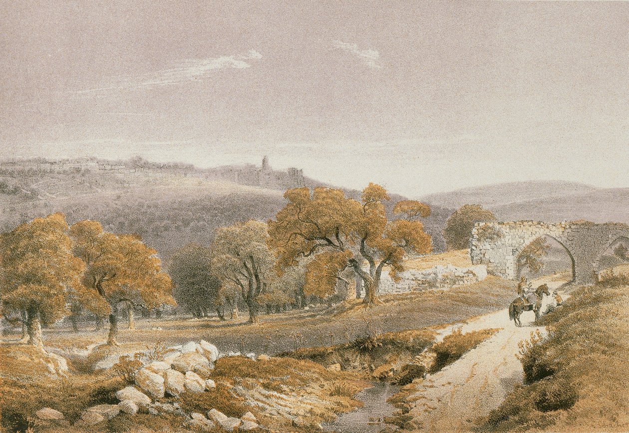 Samaria, Etching by Schacher by C. Schacher