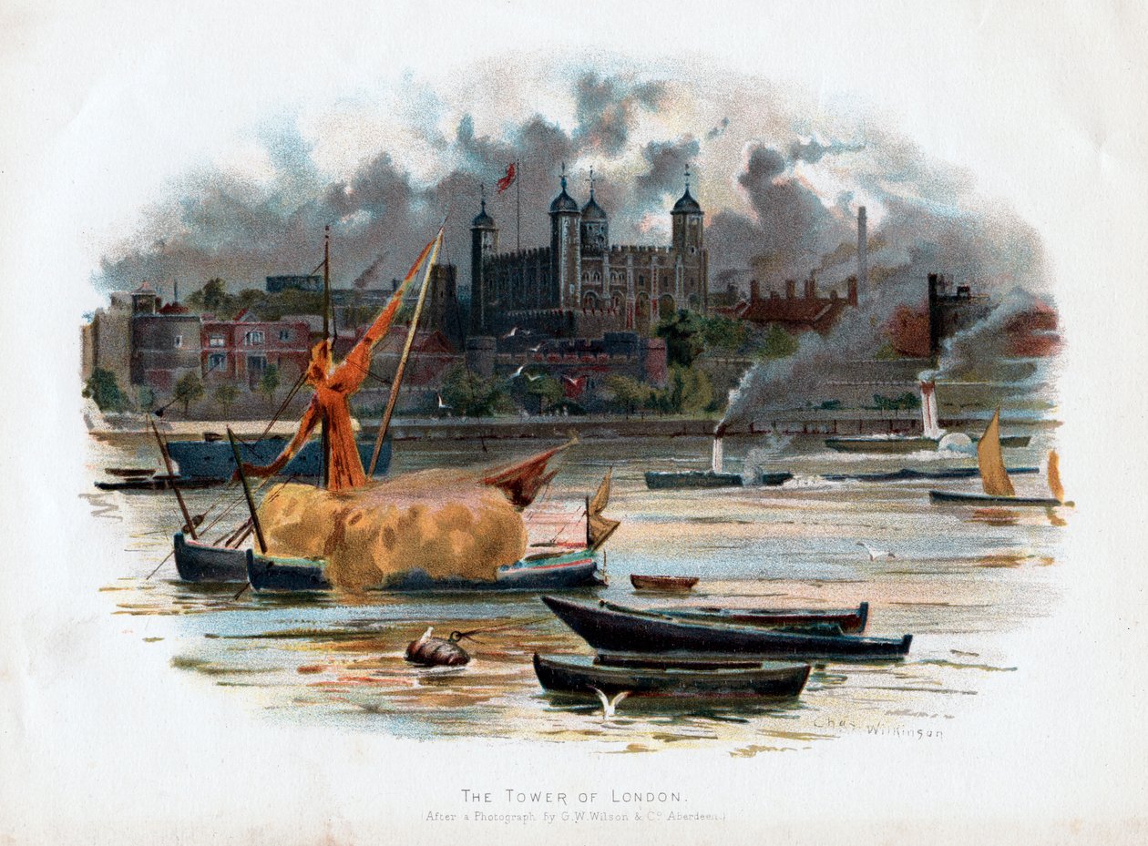 The Tower of London, England by C. Wilkinson