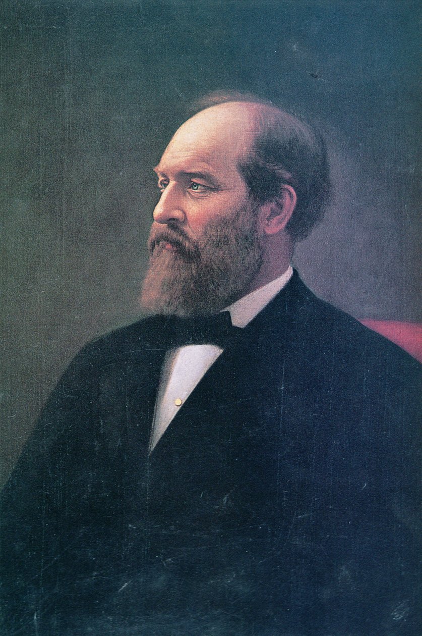 James A. Garfield (1831-81) by Calvin Curtis
