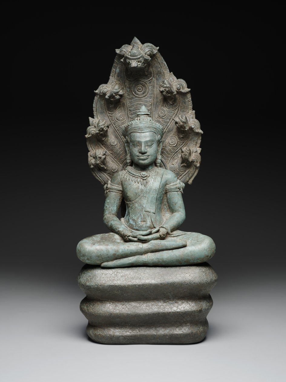 Buddha Muchalinda, late 12th-early 13th century by Cambodian Cambodian