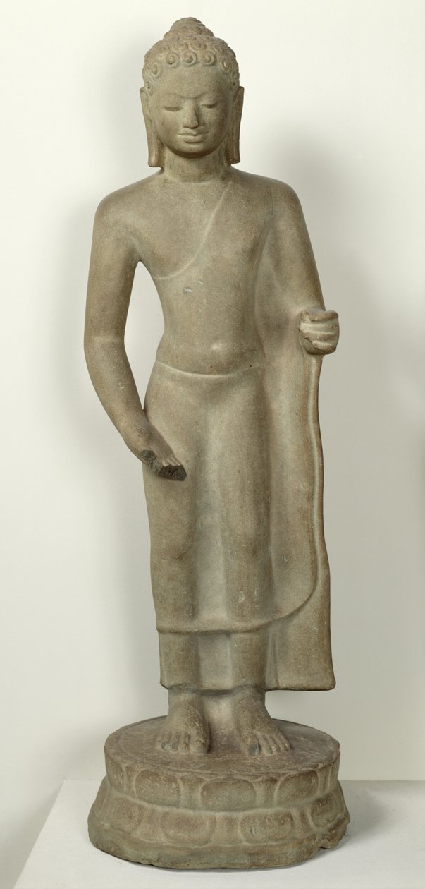 Standing Buddha, from Tuol Ta Hoy, Vat Phnom, Udong by Cambodian School