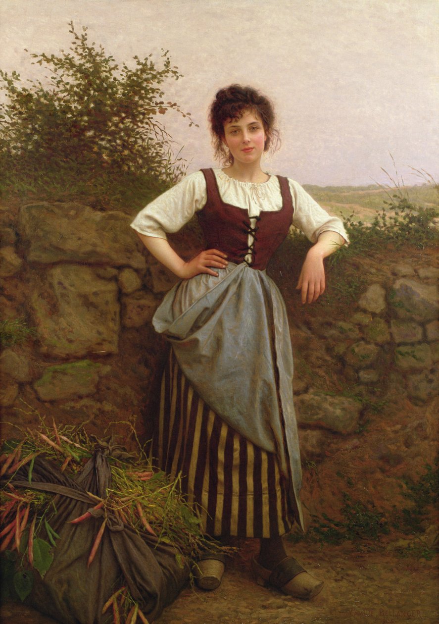A Rest by the Wayside by Camille Felix Bellanger