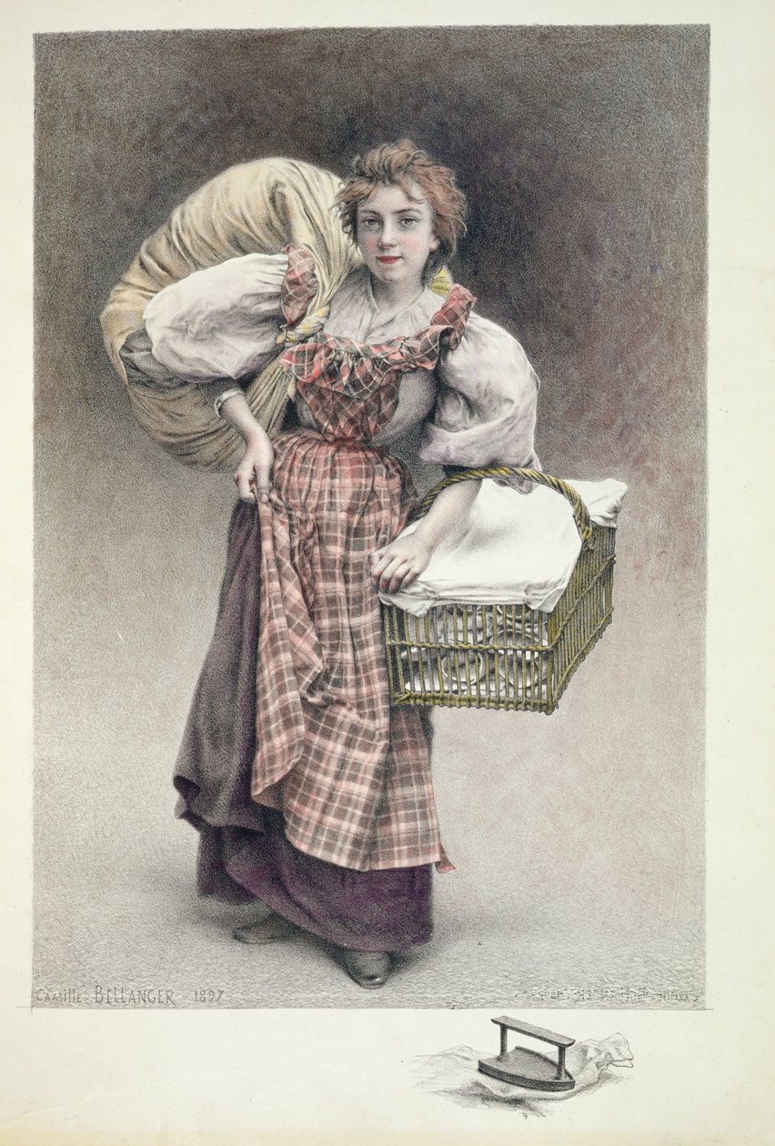 Young Washerwoman, from 