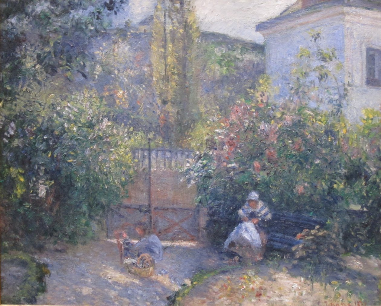 Hermitage Garden, Maison Rouge by Camille Jacob Pissarro
