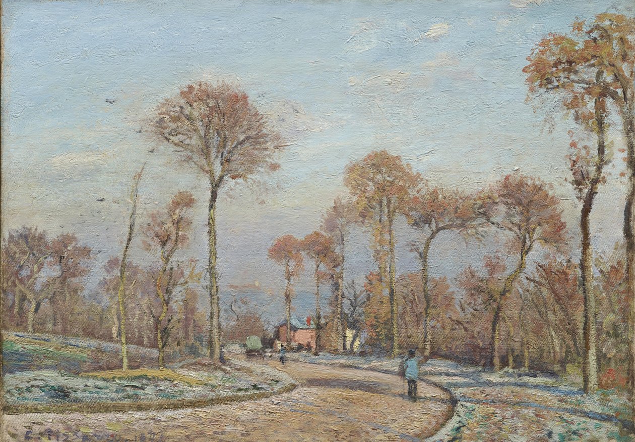 The Road to Versailles by Camille Jacob Pissarro