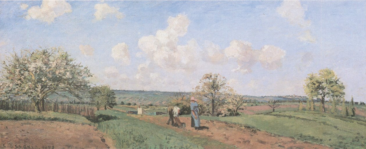 Spring by Camille Jacob Pissarro