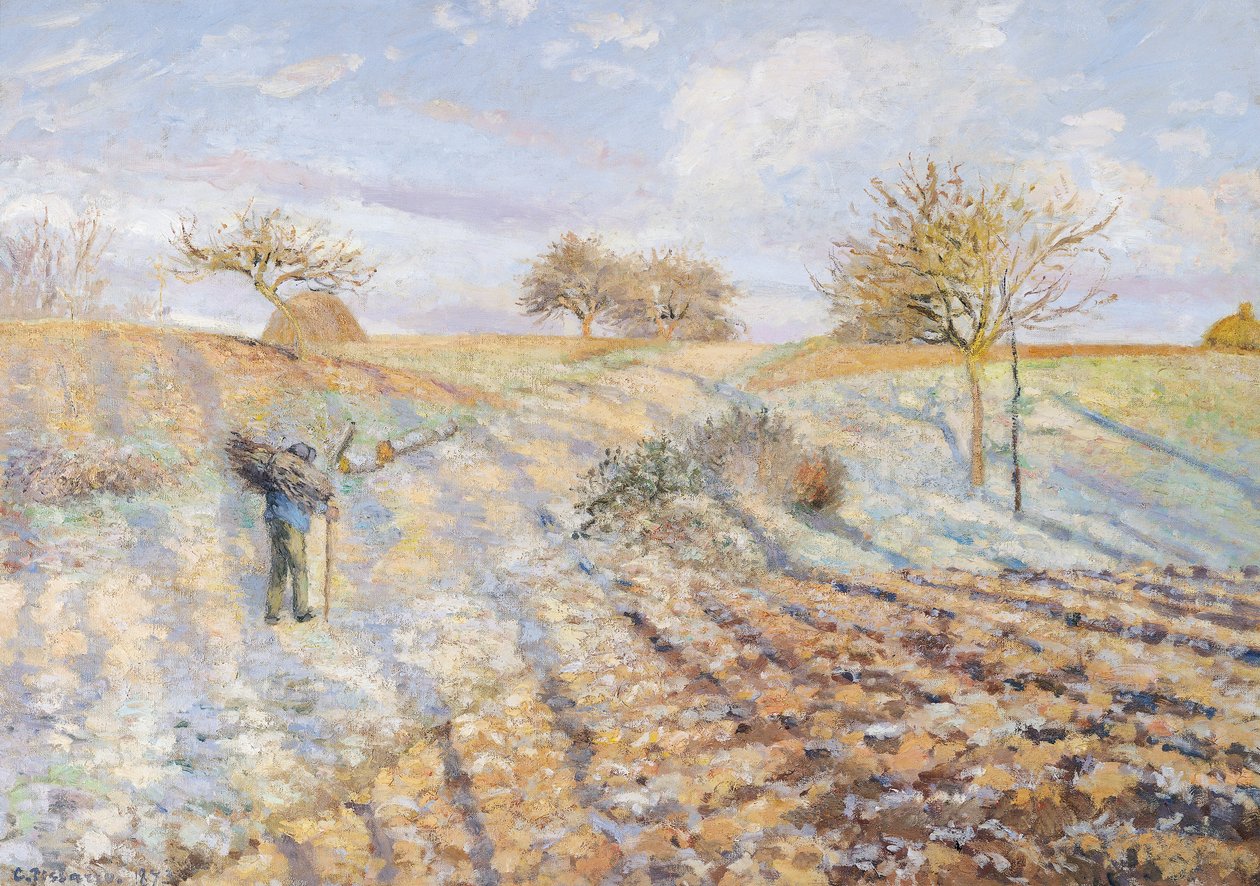 White Frost by Camille Jacob Pissarro