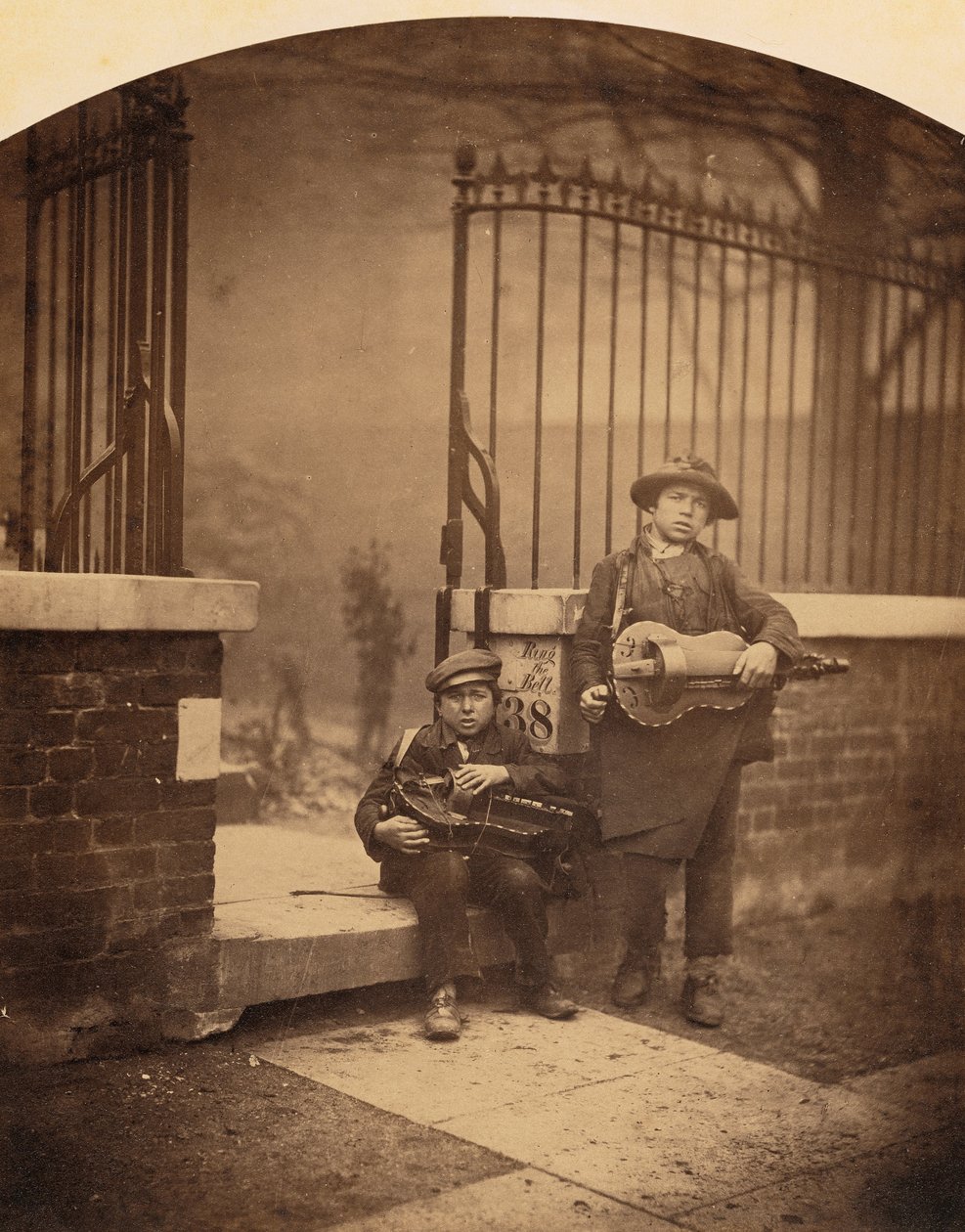 Street Musicians by Camille Silvy