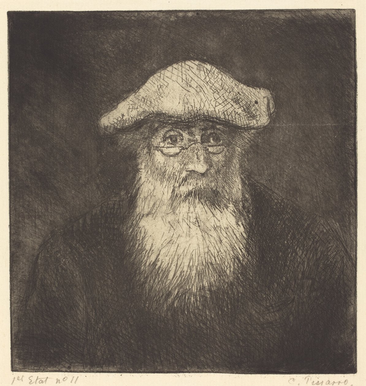 Self-Portrait, c.1890 by Camille Jacob Pissarro