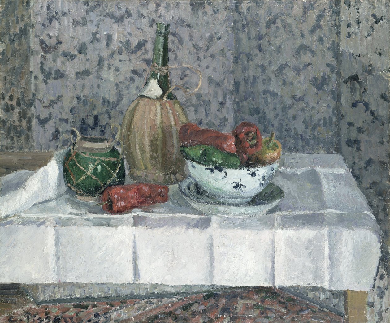 Still Life with Peppers by Camille Jacob Pissarro
